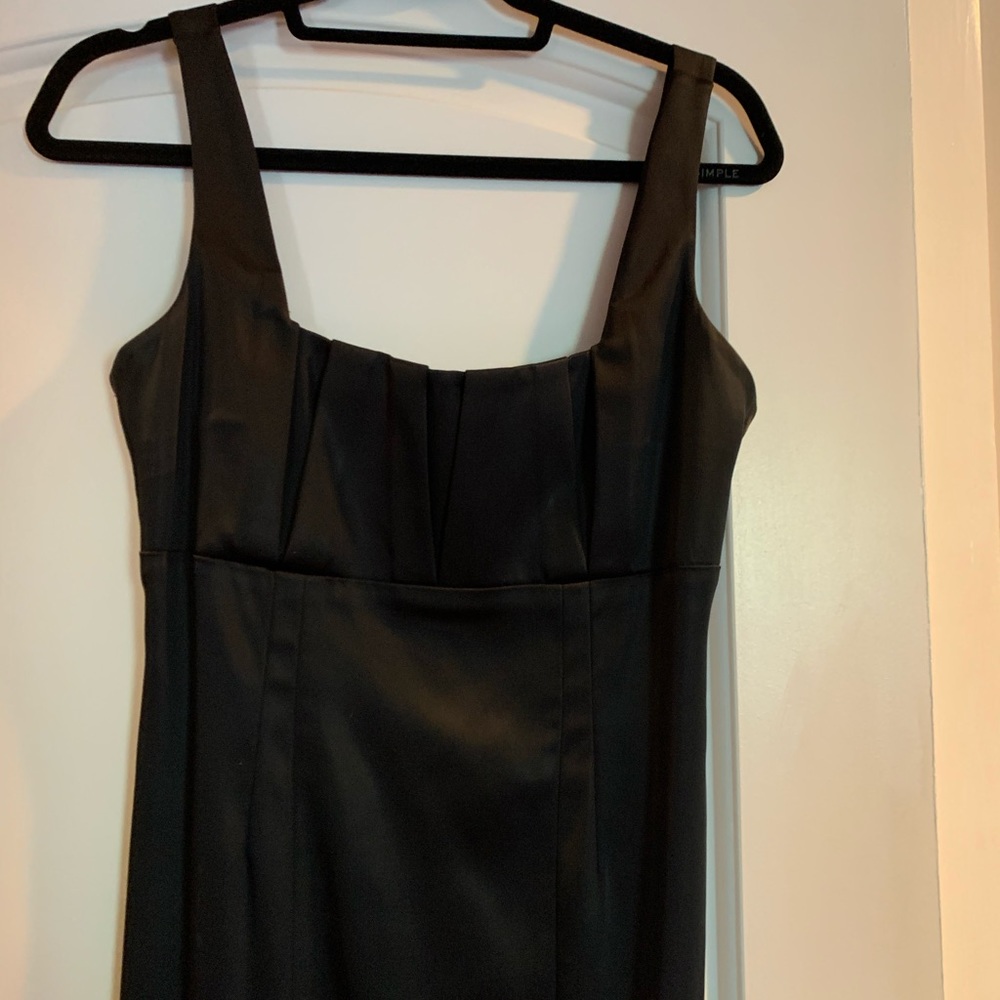 Calvin Klein Black silk blend cocktail dress